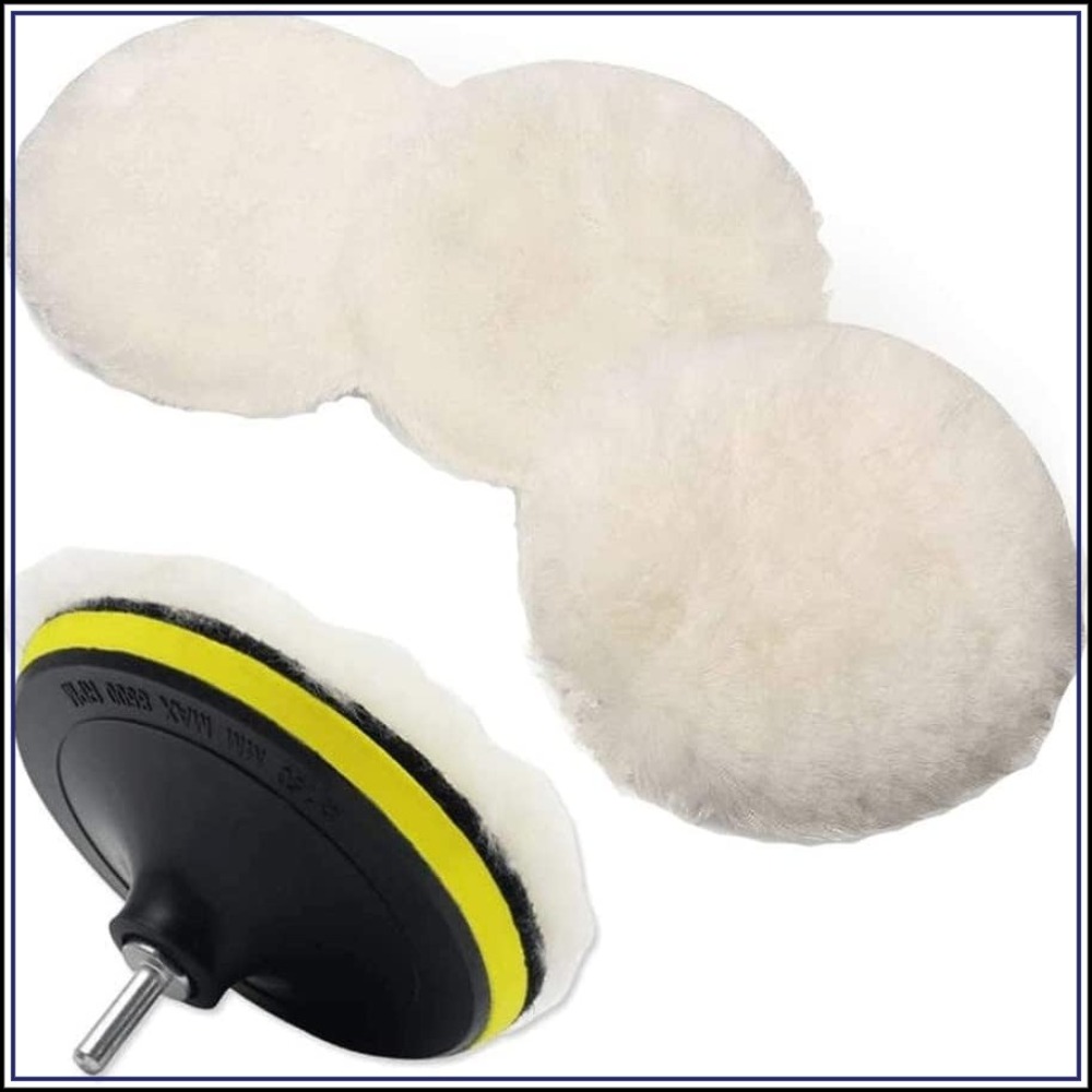 Polish Pad Set Buffer - Juego de 6 Almohadillas de Lana