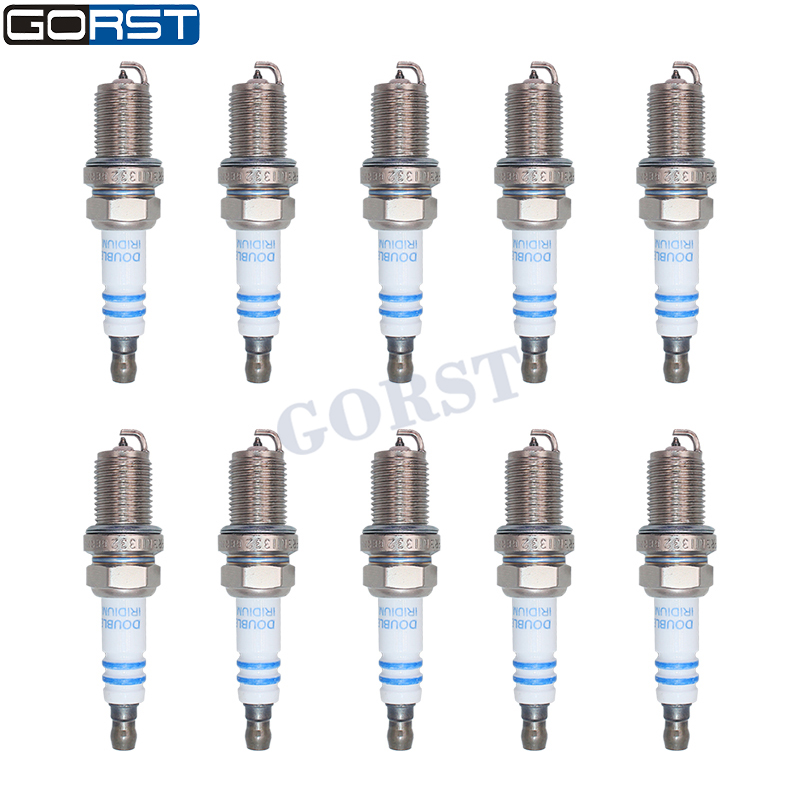 Bosch Spark Plug Iridium - 10 unidades de bujías de iridio