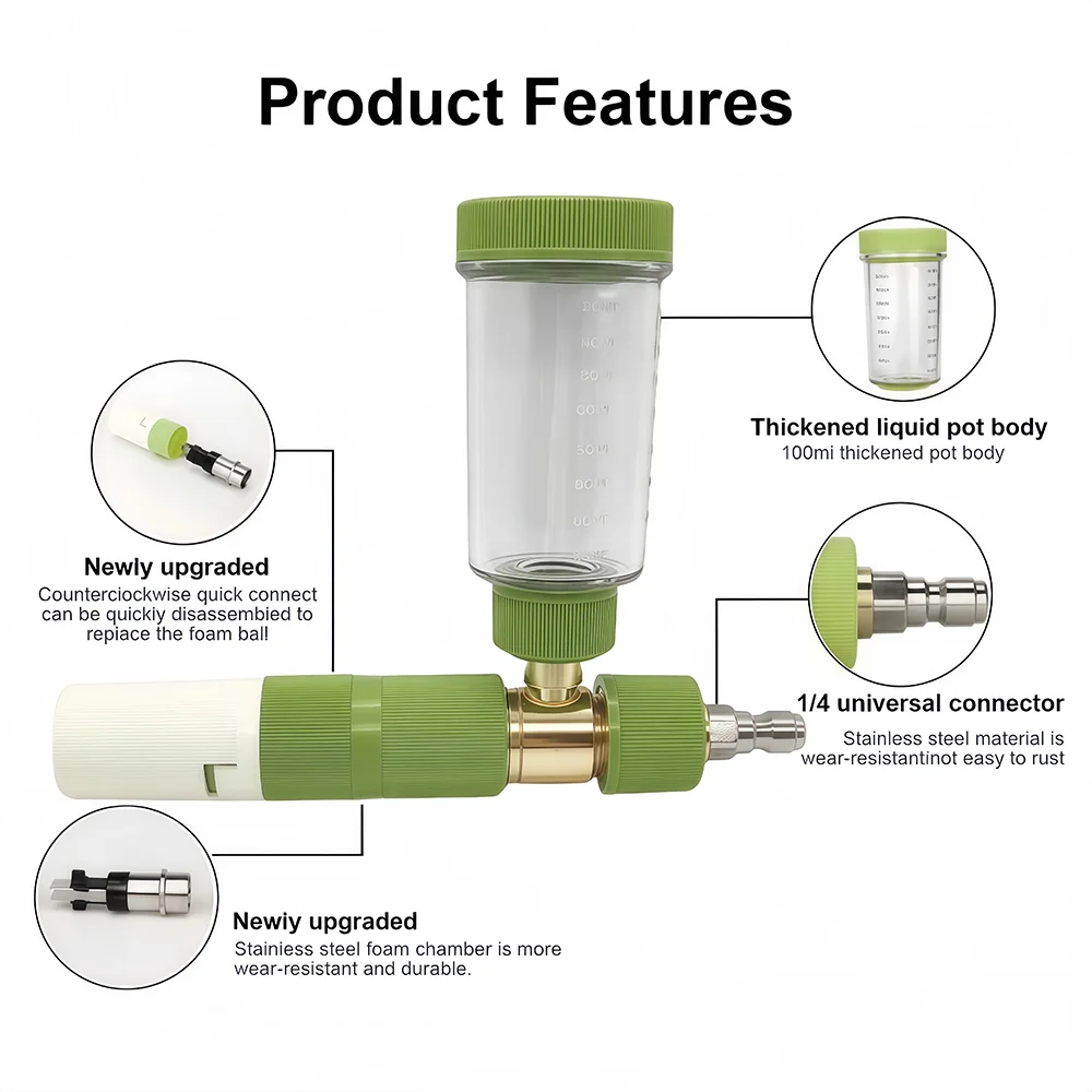 Cañón de Espuma para Lavado de - Pressure Washer Foam Gun reseña y precio