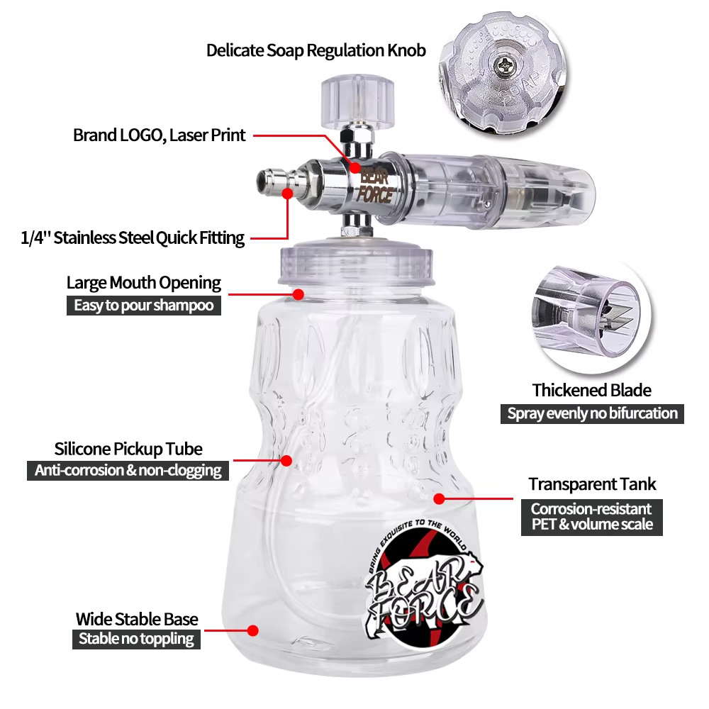 Lavadora a presión Cañón de es - Pressure Washer Foam Gun reseña y precio