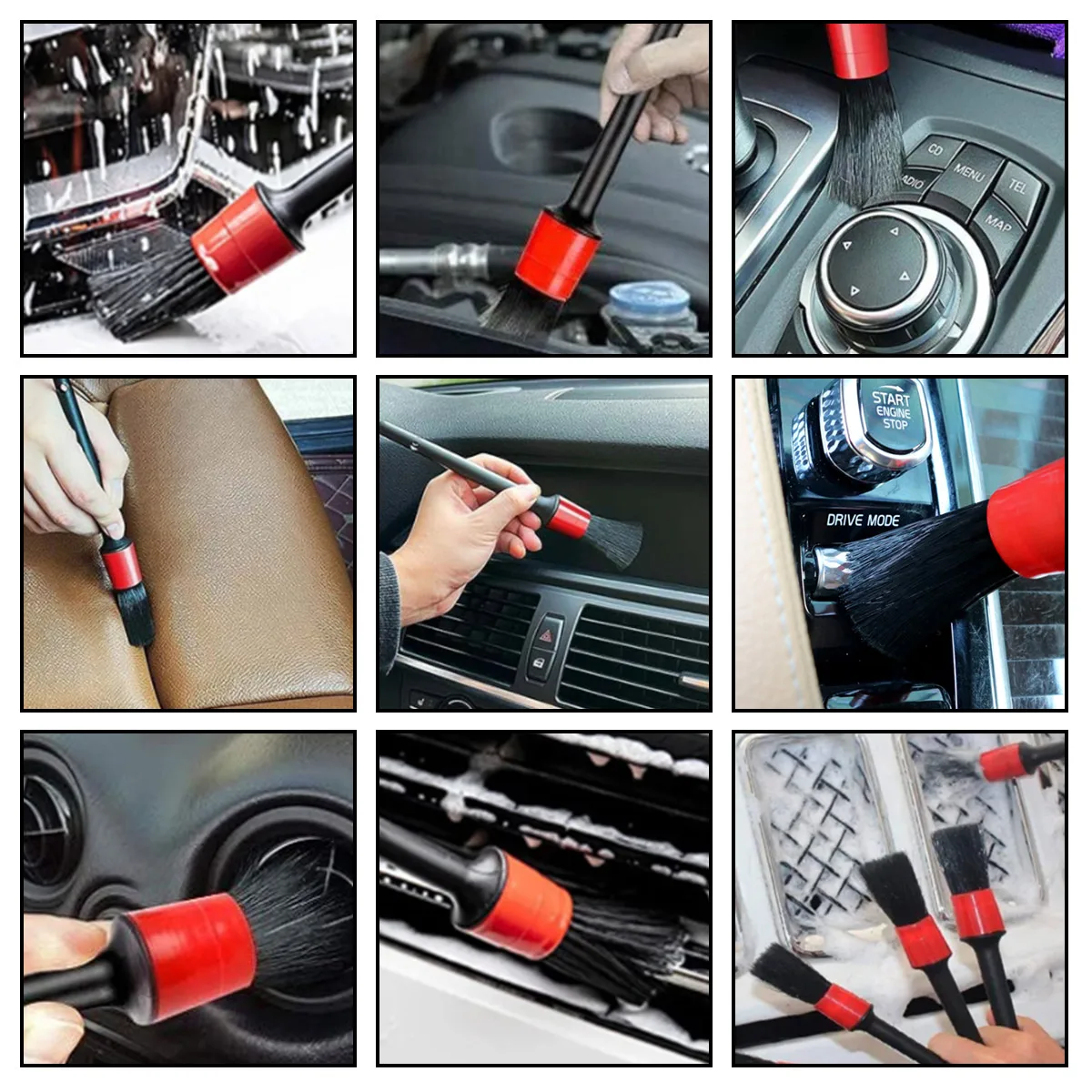 Kit de limpieza de detalles de - Dirt Brush Interior reseña y precio