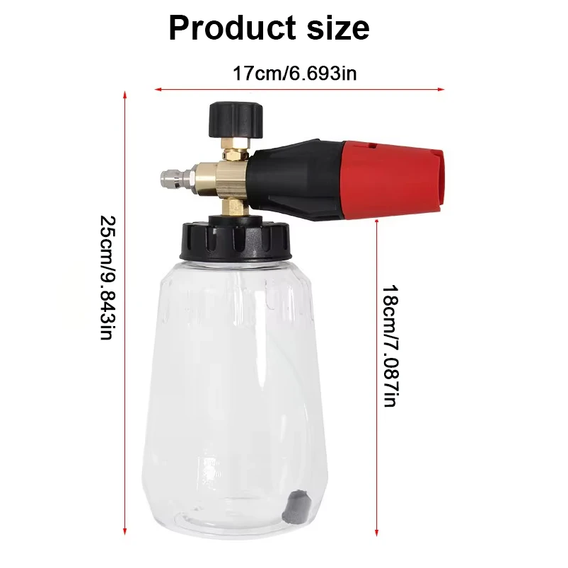 Cañón de espuma PA de alta pre - Pressure Washer Foam Gun reseña y precio
