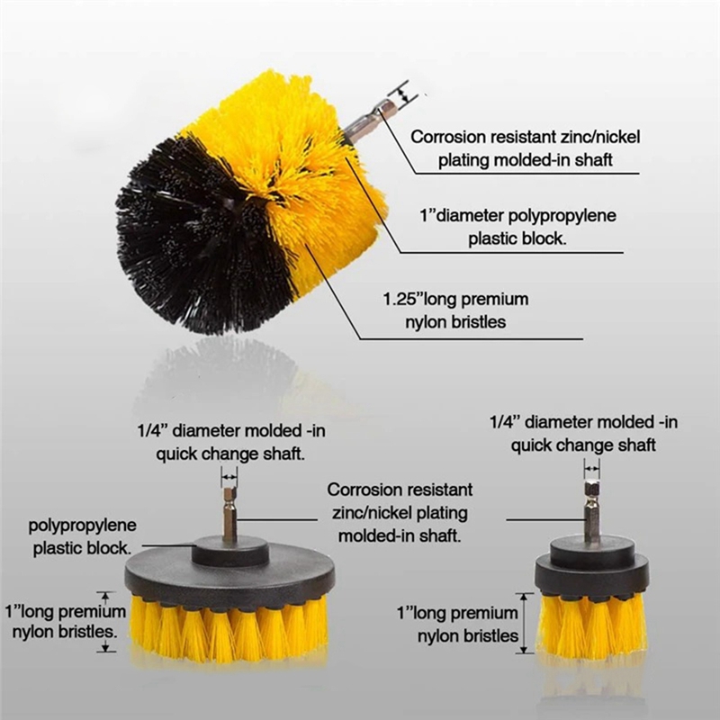 Juego de 15 Cepillos Eléctrico - Car Cleaning Brush reseña y precio