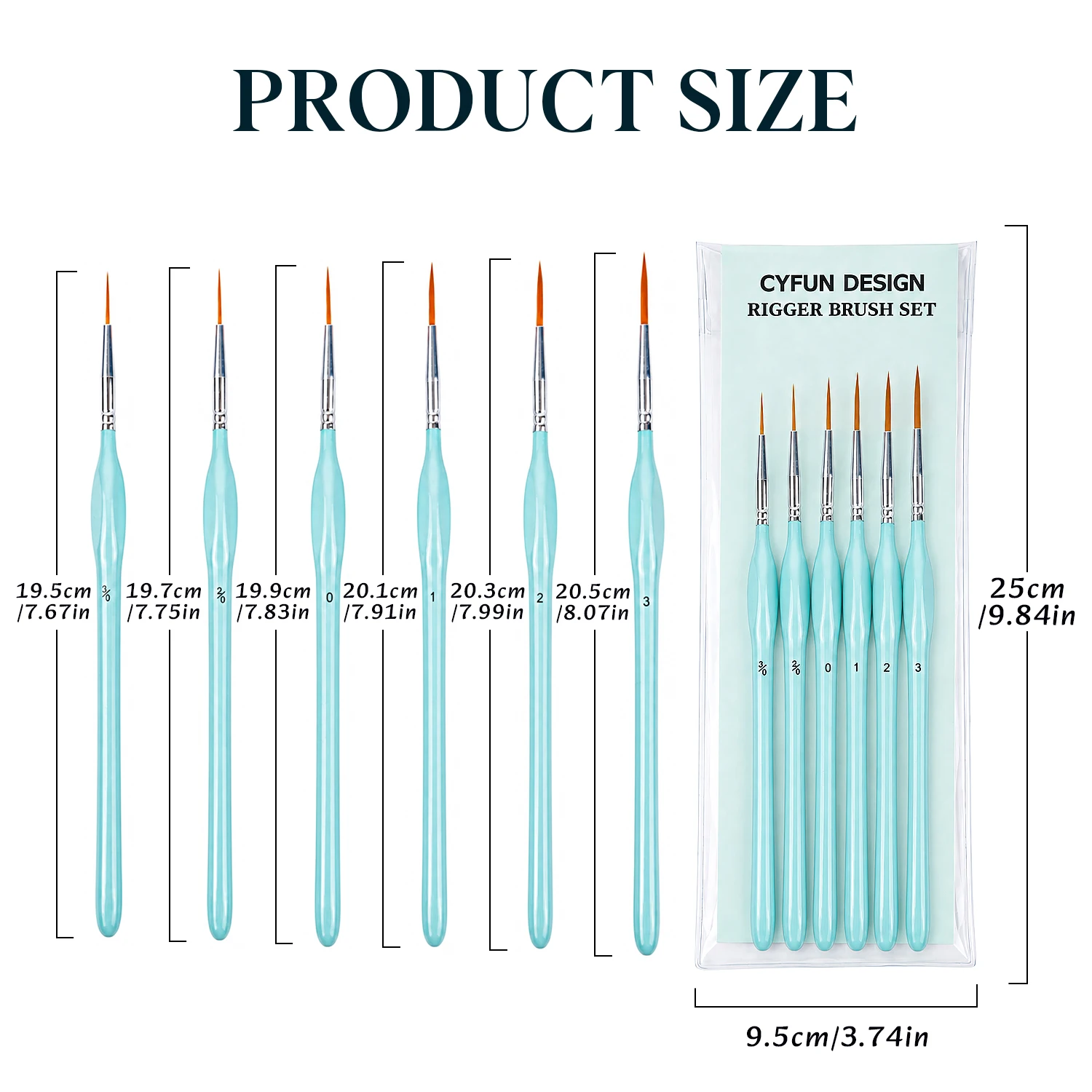 Juego de 6 pinceles de pintura - Detailing Brush Set reseña y precio